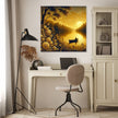 Twilight Serenity Lakeside Canvas