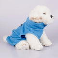 Pet Dogs Standing Collar Thickened Solid Color Rocking Velvet Clothes