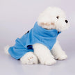 Pet Dogs Standing Collar Thickened Solid Color Rocking Velvet Clothes