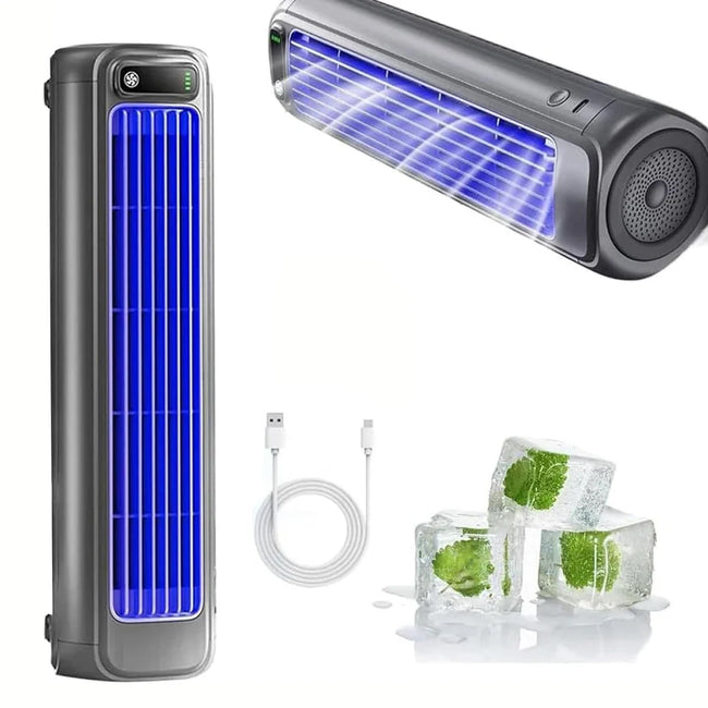 Mini Tragbare Mobile Klimaanlage, Luftkühler, Leiser Ventilator mit USB-Aufladung für Schlafzimmer Küche Bad