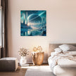 Nebula Ice Spires Canvas