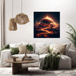 Lava Planet Canvas