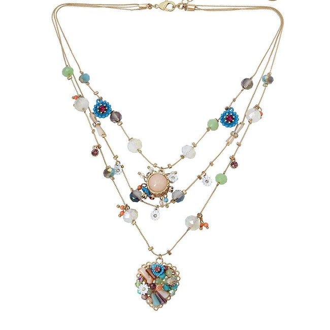 Bohemian Multi-layer Handmade Heart-shaped Beaded Women's Necklace