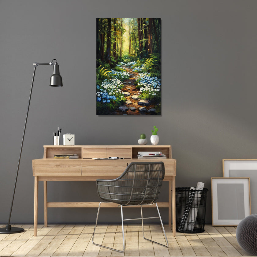 Enchanted Woodland Glade Canvas