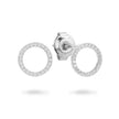 ARA RHODIUM EARRING