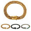 Titanium Steel Stainless  Leash Pet Dog Metal