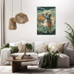 Lucky Running 7 Horses Canvas