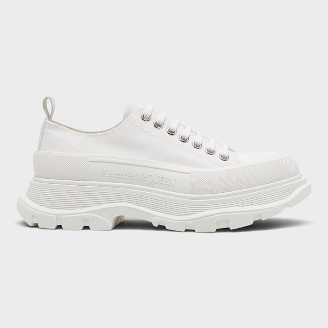 Tread Slick con cordones blanco