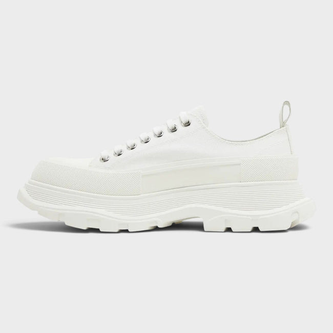Tread Slick con cordones blanco