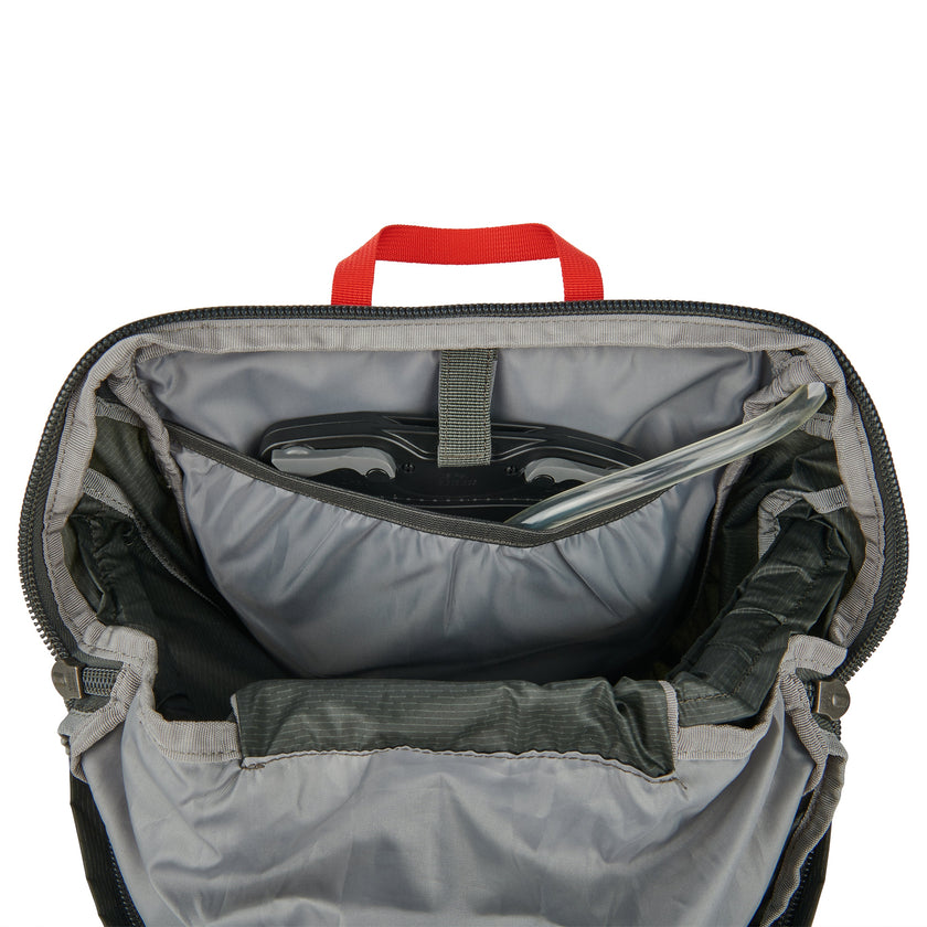 Sierra Designs Flex Hike 20L-30L Rucksack - Peat/Fiery Red