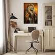 Regal Lion Sunset Canvas
