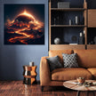 Lava Planet Canvas