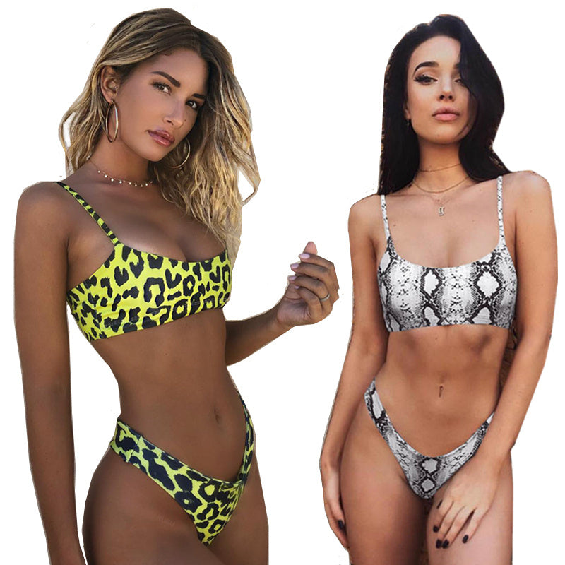 Leoparden-Print Bikini
