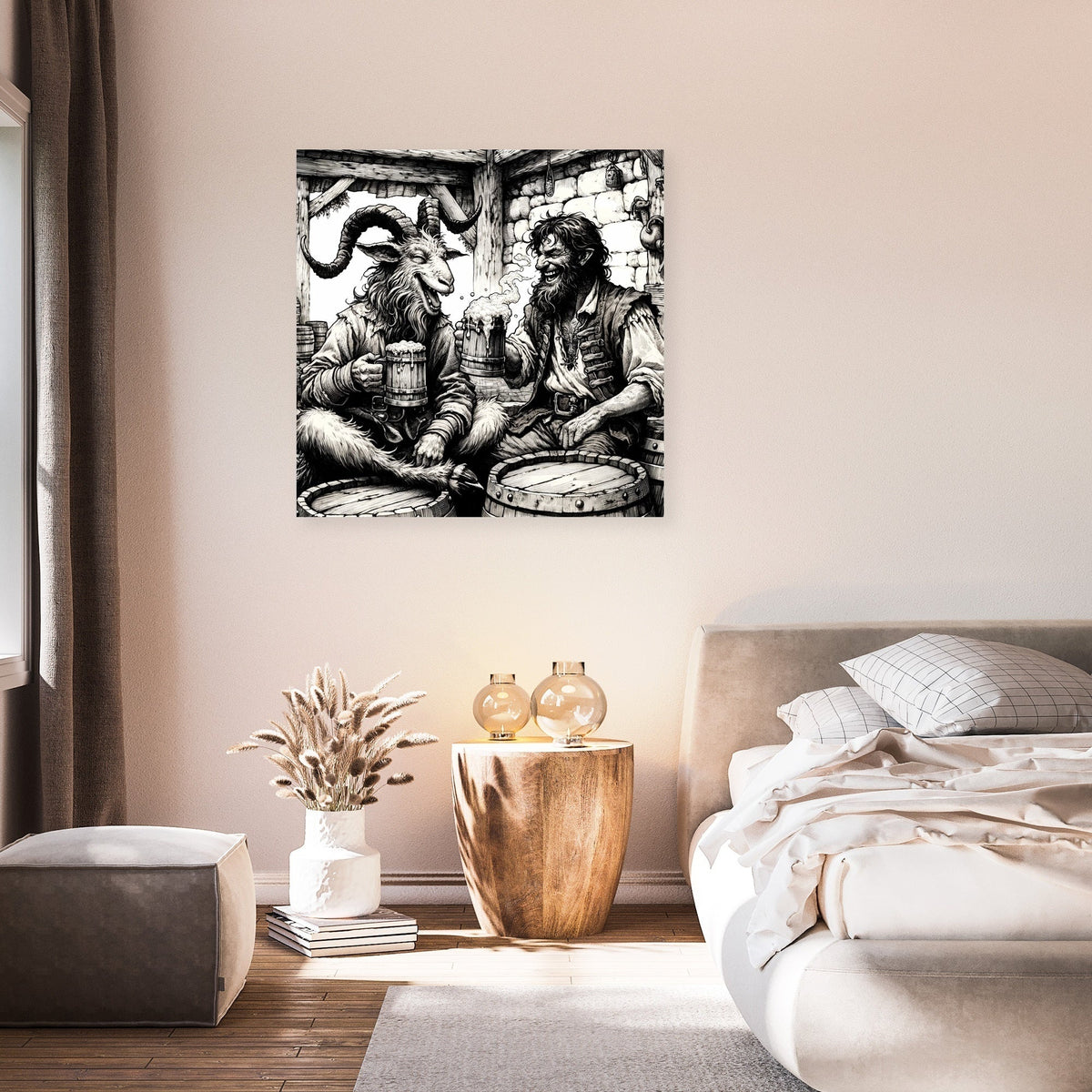 Woodland Tavern Comrades Canvas