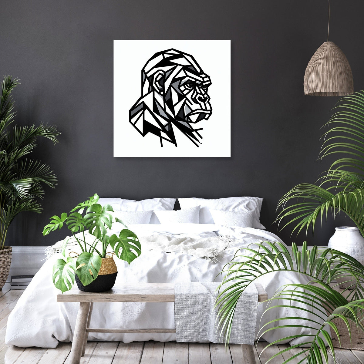 Cubist Gorilla Canvas