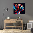 Abstract Boxer Emotional Landscape Canvas
