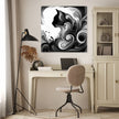 Whispering Cat Shadows Canvas