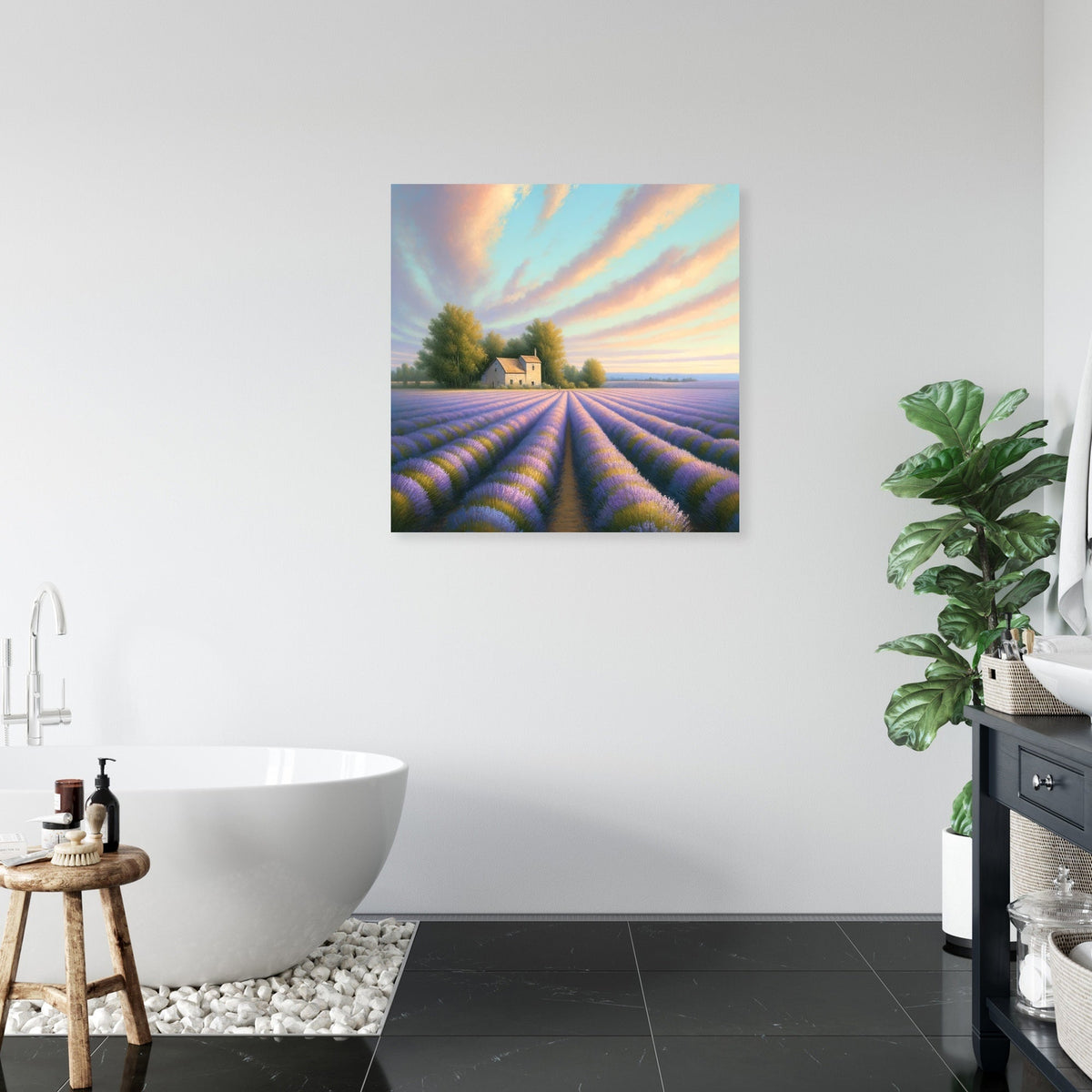 Lavender Fields Harmony Canvas