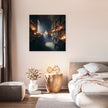 Ghostly Scholar's Library Canvas