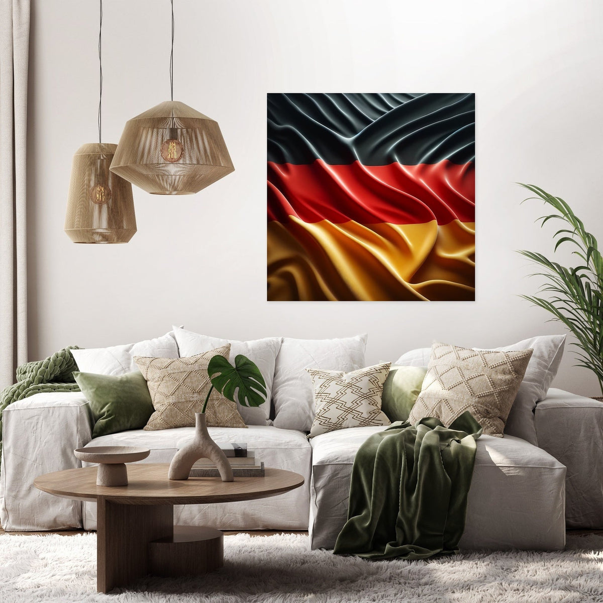 Germany Flag Canvas