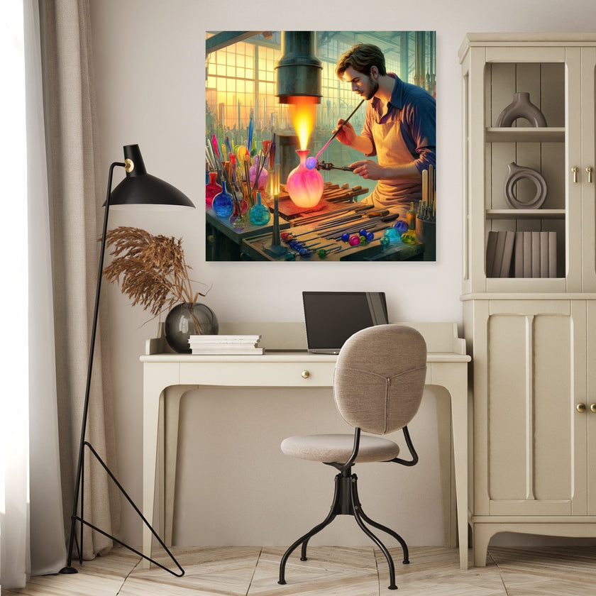 Glassblower's Artistry Canvas