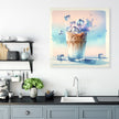 Morning Serenity Iced Latte Canvas