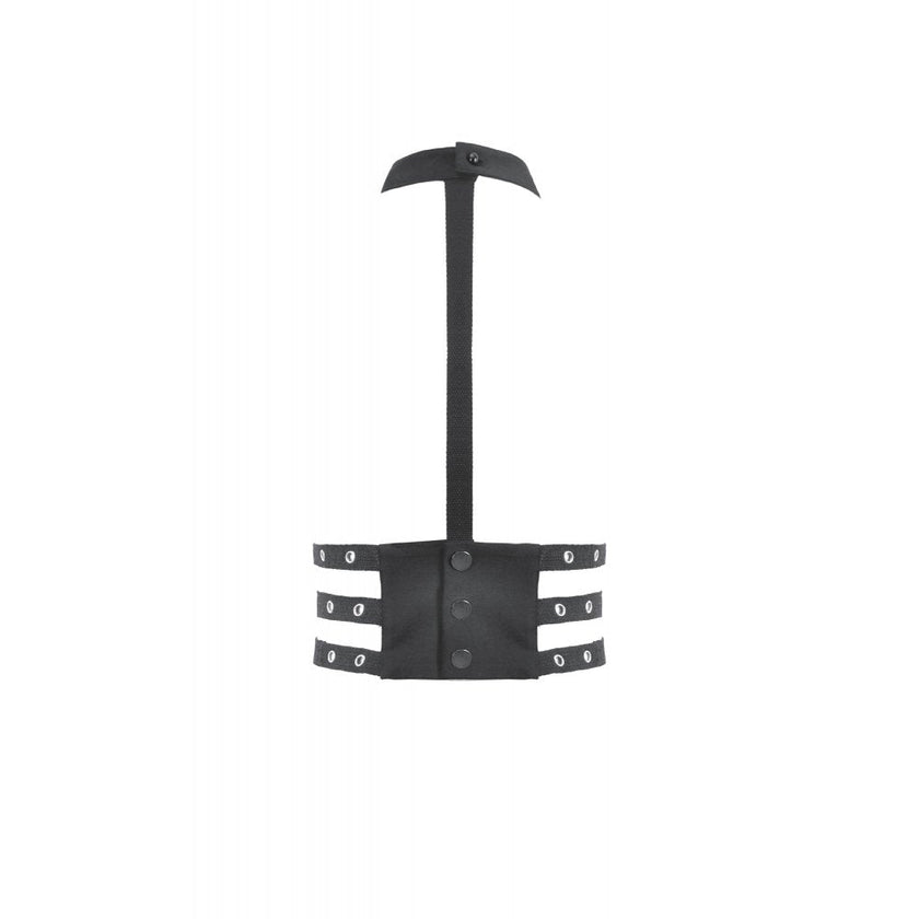 Dark in Love Punk Rib Cage Grommet Waist Cincher