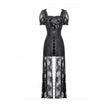 Dark in Love Morwenna Lace Gothic Maxi Dress in Black
