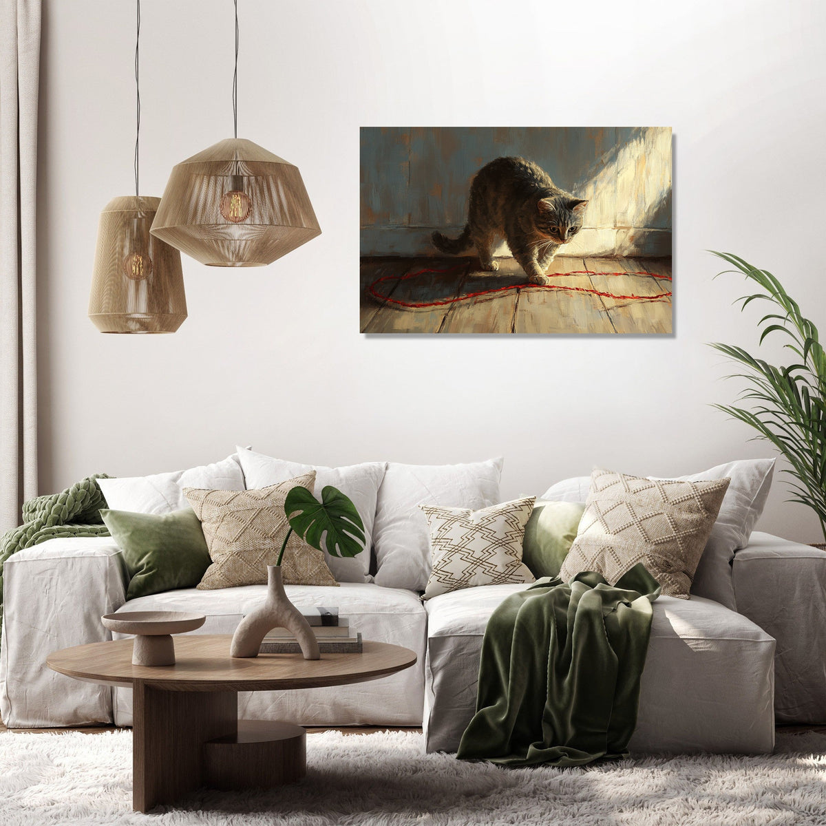 Playful Cat Canvas