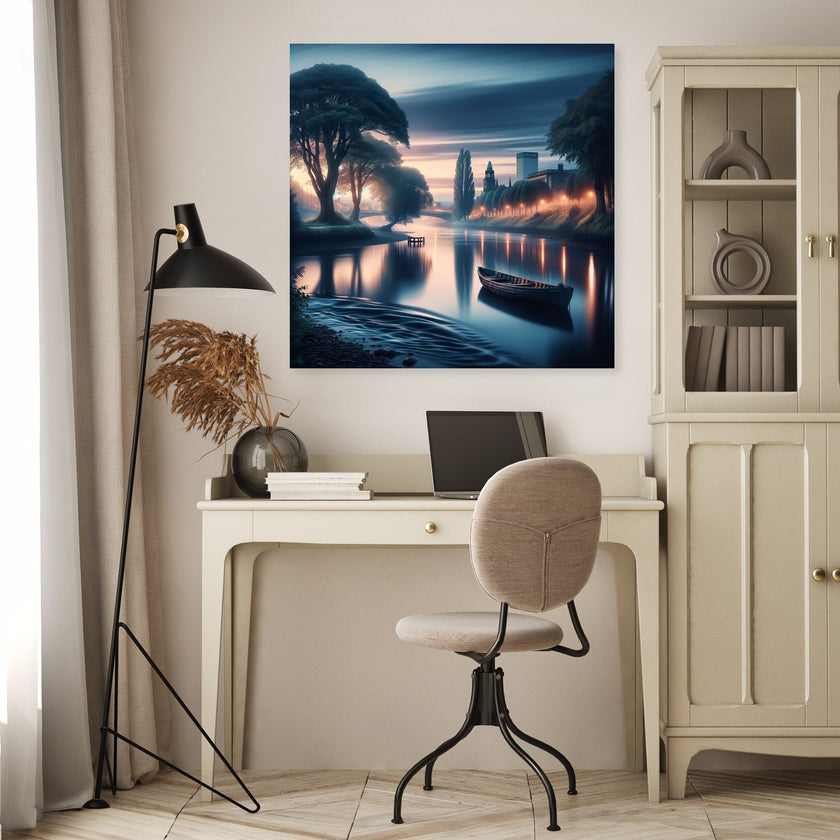 Belfast Whispers of the Lagan Canvas