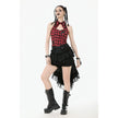 Dark in Love Cordelia Gothic High-Low Layered Skort