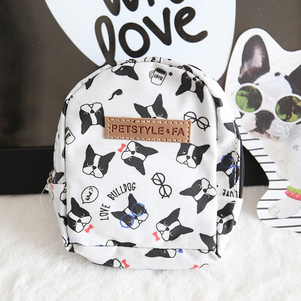 Bullfight print backpack pet backpack