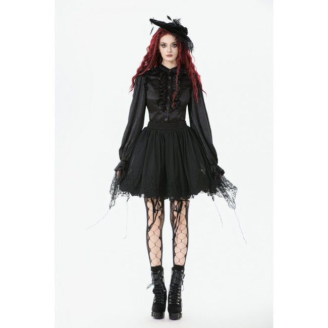Dark in Love Bellatrix Gothic Embroidered Petticoat Skirt