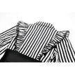 Dark in Love Striped Ruffle Gothic Lolita Dress