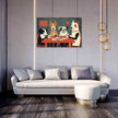 Canine Card Players Canvas