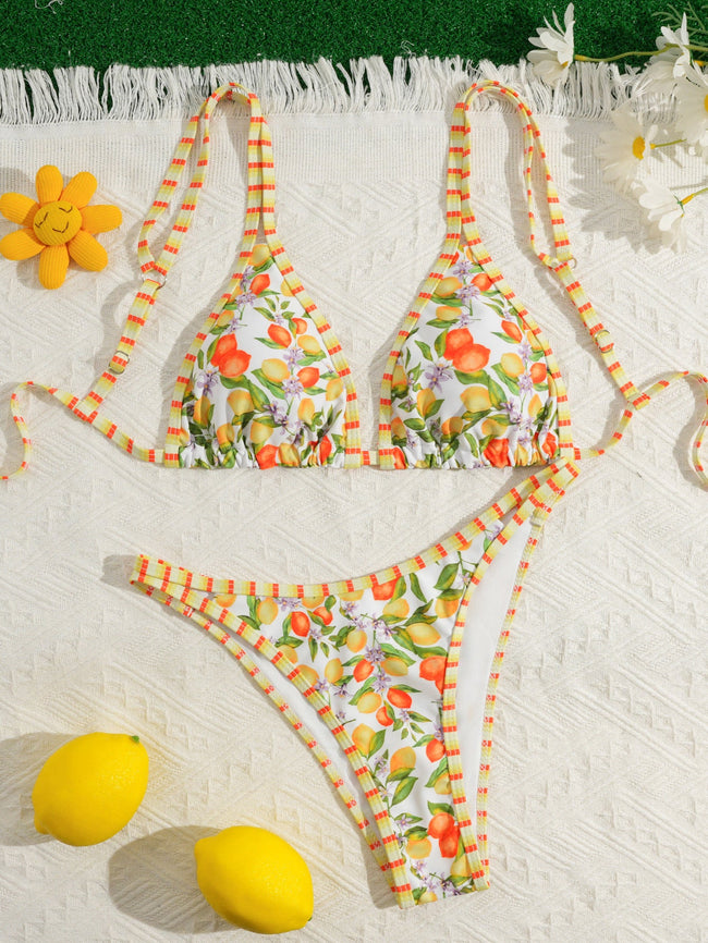 Printed Sexy Bikini Swimsuit For Women Bili