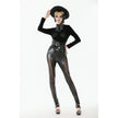 Dark in Love Serpentine Mesh Panel Leggings