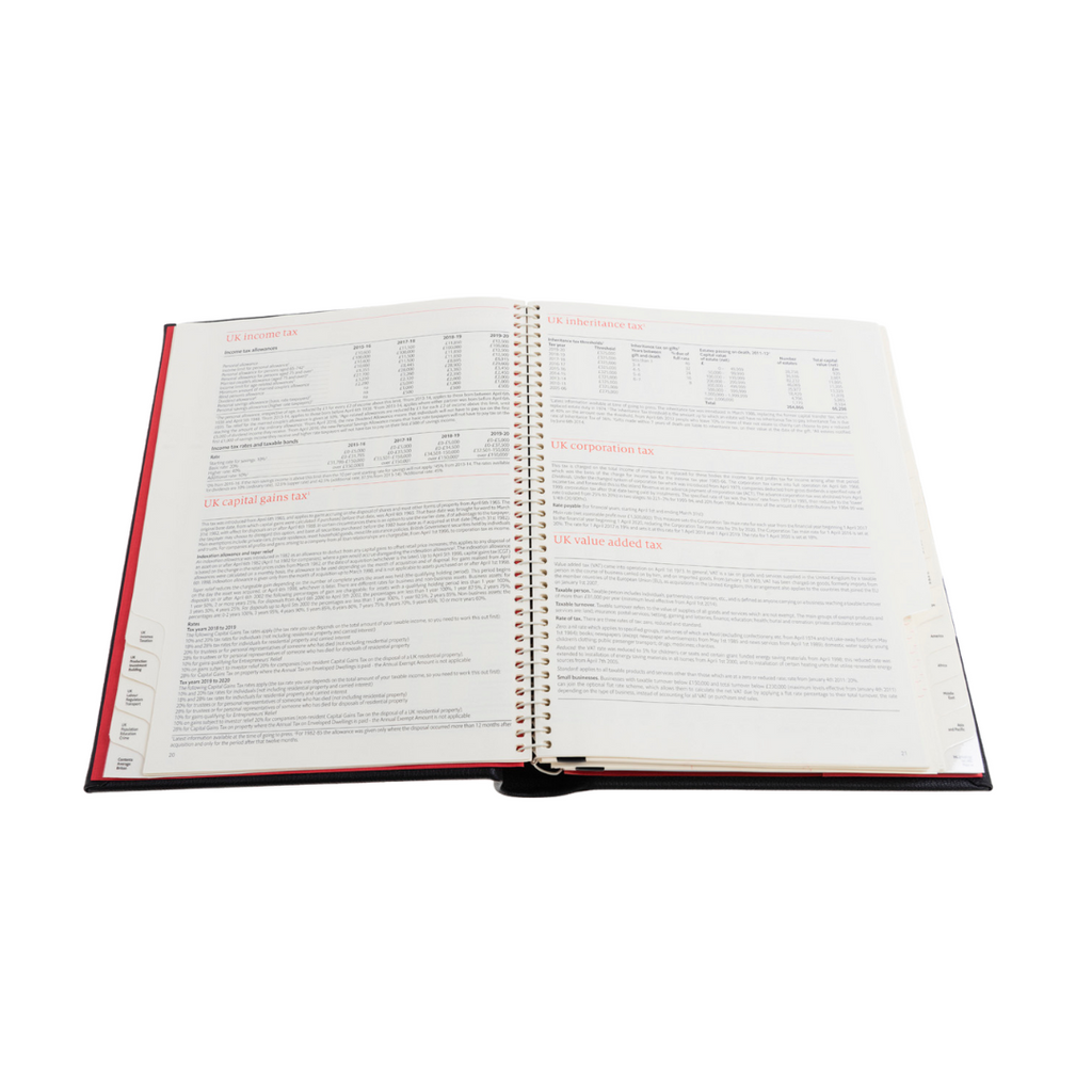 2026 Desk Diary - Week-to-View Planner - Black