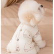 Dog Cotton Coat, Warm And Cute For Autumn And Winter, Fully Printed Bear Four-legged Coat, Small And Medium-sized Bichon Frise Pet Dog Clothes