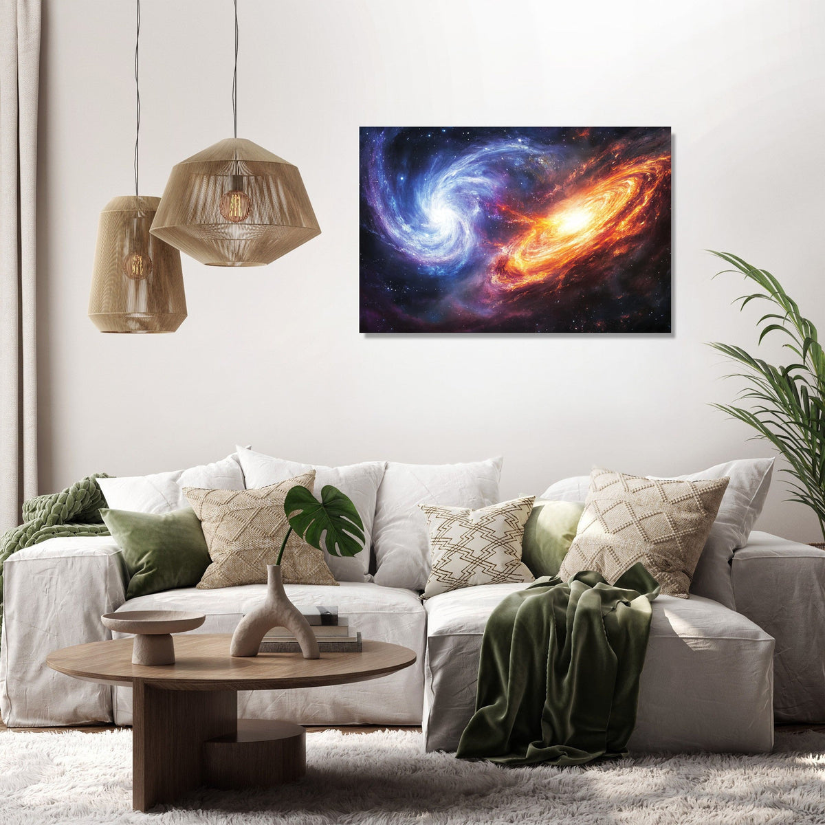 Galactic Collision Canvas
