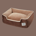 Arena para perros y gatos espesa, cálida de invierno, desmontable y lavable
