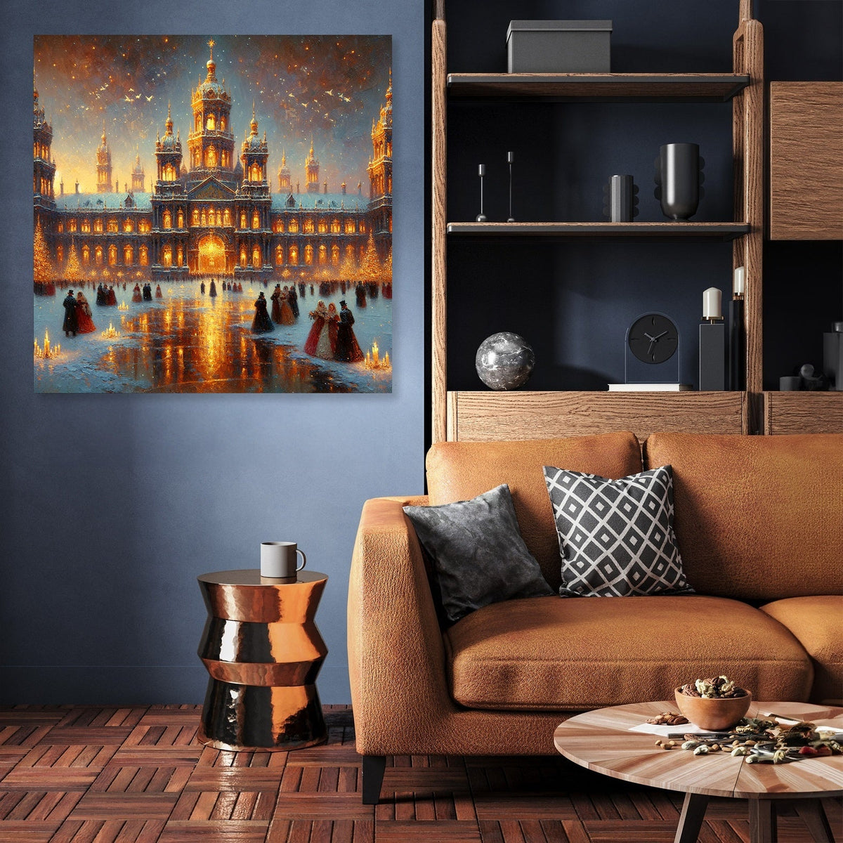Enchanted Winter Palace Canvas
