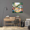 Playful Garden Cats Canvas