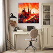 Vienna Cathedral Flame Canvas