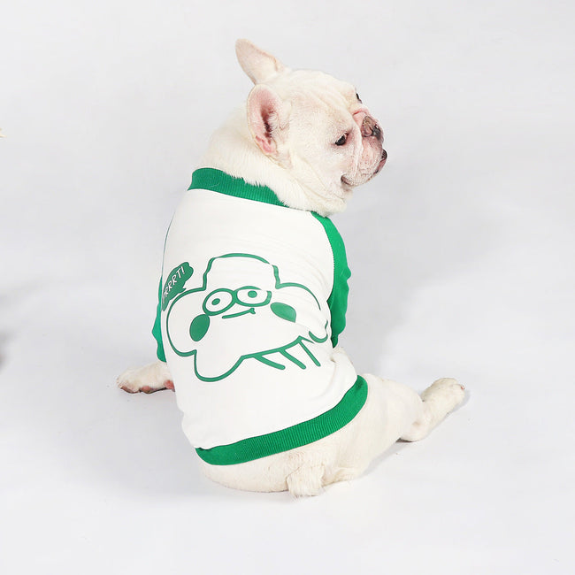 Korean Style French Dog Fighting Clothes Autumn Thin Stitching