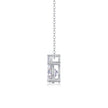 Jazz Manor - A Fashionable And Light Luxury Jewelry Pendant Necklace Set With Top-quality Moissanite, S925 Silver Plated Platinum