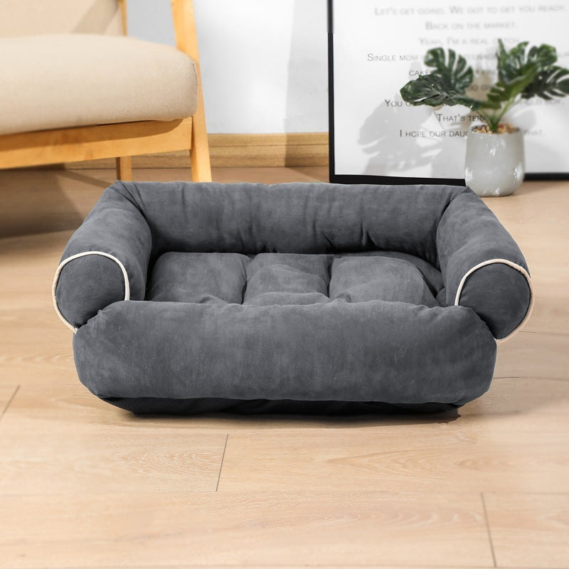 Sofá Cama para Perros, Saco de Dormir para Mascotas, Perrera, Sofá Cama para Gatos y Cachorros, Casa para Mascotas, Cojín de Camas Cálidas de Invierno