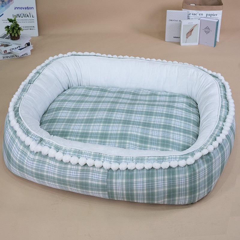 Cama térmica para perros, colchoneta para perros grandes, extraíble y lavable, universal para las cuatro estaciones