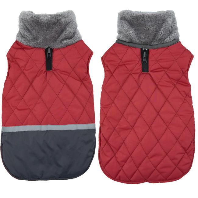 Plush Lapel Pet Clothes Double-sided