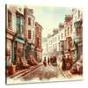 Vintage Lanes of Brighton Canvas
